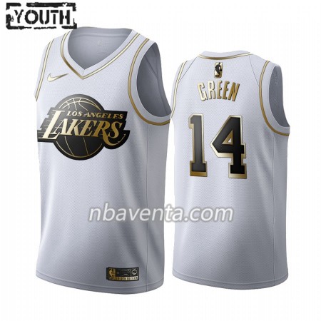 Camiseta Niños Los Angeles Lakers Danny Green 14 2019-20 Nike Blanco Golden Edition Swingman